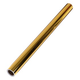 Пленка самоклеящаяся, металлизированная, золотая, 0.45 х 3 м, 30 мкм