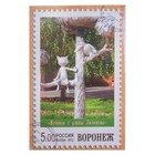 магнит закатной Воронеж Котенок с улицы Лизюкова 8*5 см - Фото 1