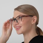 Очки корригирующие В6636, цвет коричневый, отгиб.дужка, -1 - Фото 2