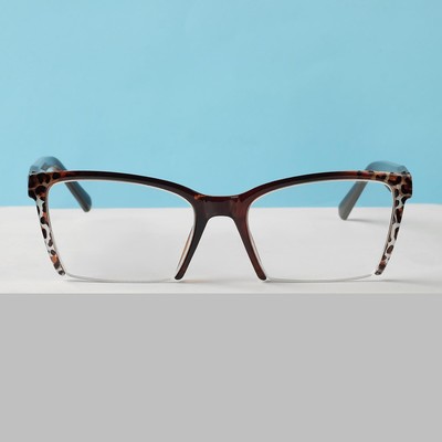 Очки корригирующие В6636, цвет коричневый, отгиб.дужка, -1