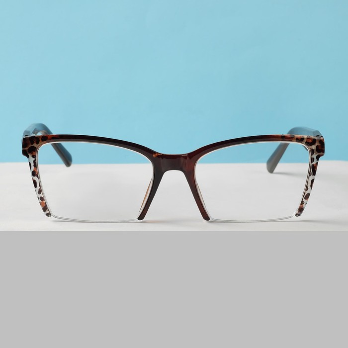 Очки корригирующие В6636, цвет коричневый, отгиб.дужка, -1 - Фото 1