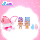 Пупсы «Малышки», набор 2 шт., с коляской, с аксессуарами, МИКС - Фото 5