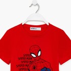 Футболка MARVEL "Spider man hero", рост 98-104 (30), красный 5469120 - фото 1570361