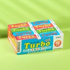 Жевательная резинка Turbo ассорти вкусов с наклейкой, 14 г - Фото 2
