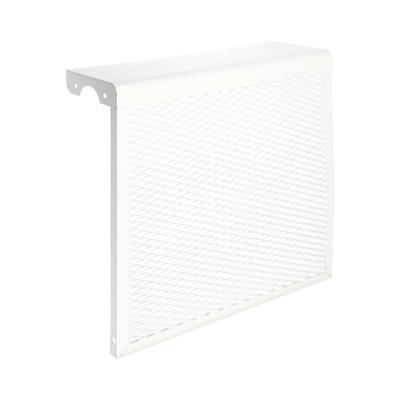 УЦЕНКА Экран на чугунный радиатор «Лидер», 490×440×150 мм, 5 секций, металлический, белый