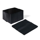 Пакет для рассады, 12 л, 16 × 25 см, толщина 120 мкм, с перфорацией, чёрный, Greengo - Фото 1