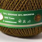 Пряжа для вязания спицами, крючком «ПНК Кирова. Пион», 200 м/50 г, 70% хлопок, 30% вискоза, цвет 3404 (комплект 6 шт) - фото 23228174