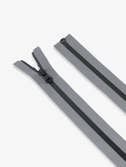 Молния «Спираль», №7, разъёмная, водонепроницаемая, светоотражающая, замок автомат, 60 см, серая - Фото 3