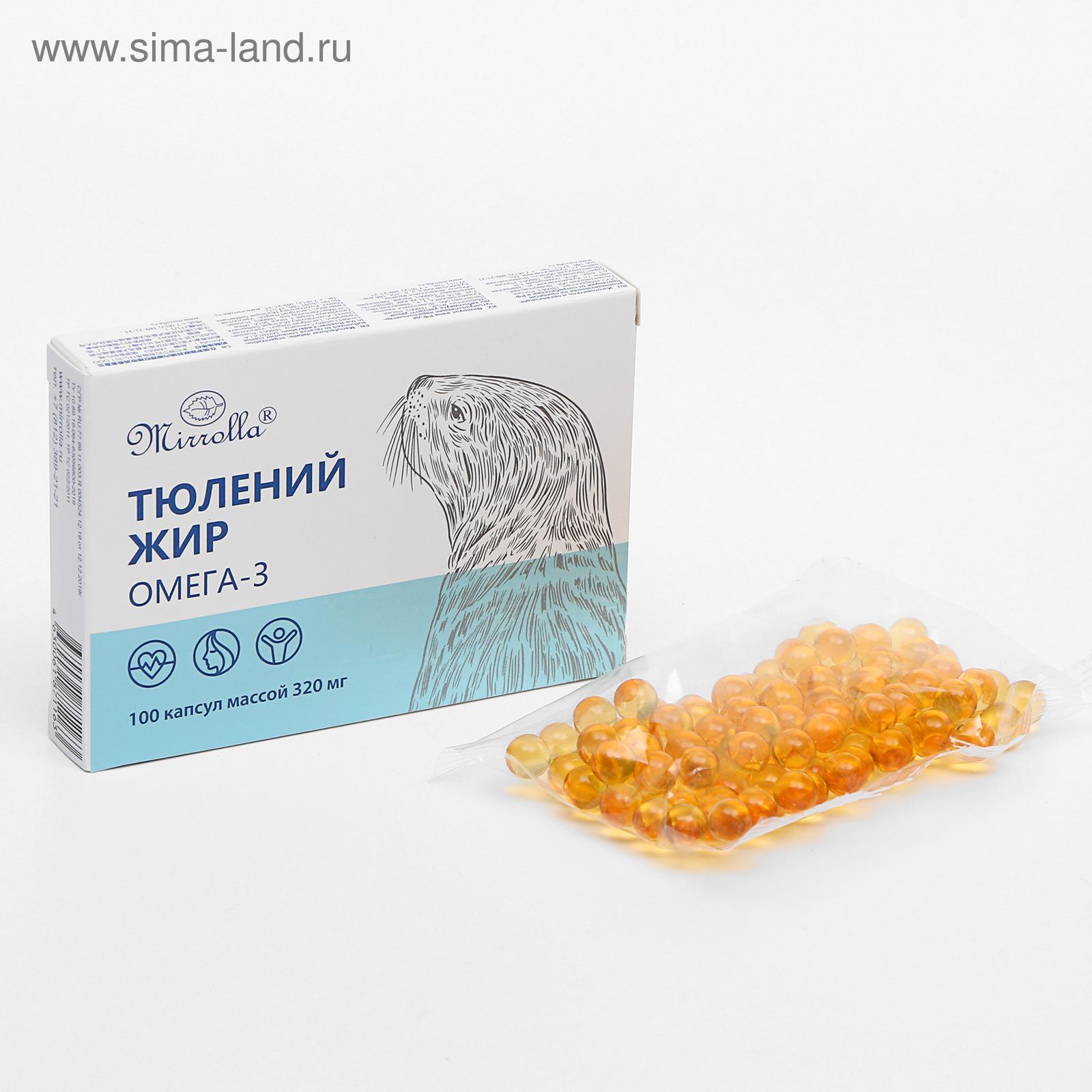 Тюлений жир омега-3, 100 капсул по 320 мг (5514550) - Купить по цене от ...