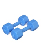 Гантели пластмассовые 0.5 кг, 2 штуки, пустые - фото 120335478