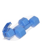 Гантели пластмассовые 0.5 кг, 2 штуки, пустые - фото 120335480