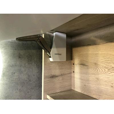 Шкаф подвесной COMFORTY «Клеон – 120», 1150×240×550 мм, цвет белый/дуб дымчатый