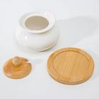 УЦЕНКА Сахарница на деревянной подставке с ложкой «Эстет» - Фото 4