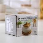 УЦЕНКА Сахарница на деревянной подставке с ложкой «Эстет» - Фото 5