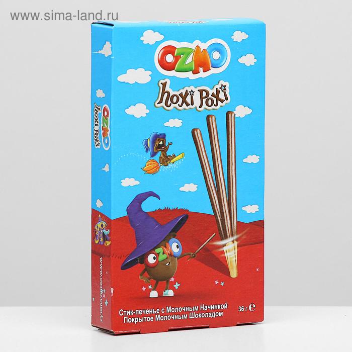Палочки бисквитные Ozmo Hoxi-Poxi с молочным кремом и шоколадом 36 г 49₽