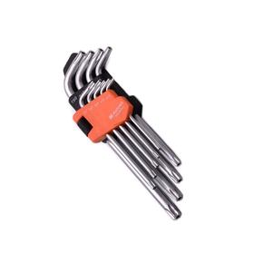 Набор ключей имбусовых HARDEN 540604, TORX, CrV, 9 шт., 18 см