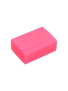 Набор ластиков 5 штук прямоугольных НЕОН розовый (штрихкод на штуке) - Фото 3