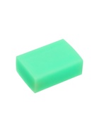 Набор ластиков 5 штук прямоугольных НЕОН зеленый (штрихкод на штуке) - Фото 3