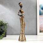 Сувенир полистоун "Девушка из Африки" МИКС 35,7х9,7х7 см - Фото 4