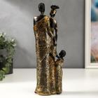 Сувенир полистоун "Африканская семья" наряд с зеркальной мозаикой 30,5х7,5х10,3 см - фото 23264334