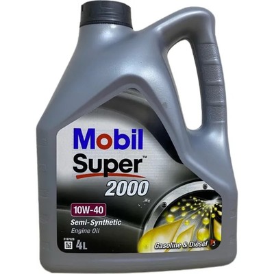 Моторное масло Mobil SUPER=2000×1 10w-40, 4 л