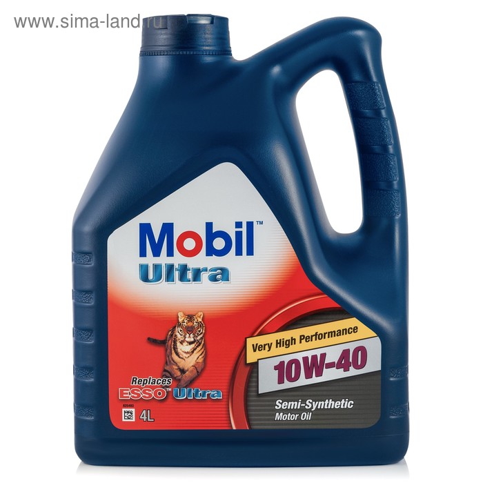 Моторное масло Mobil ULTRA 10w-40, 4 л полусинтетика - Фото 1