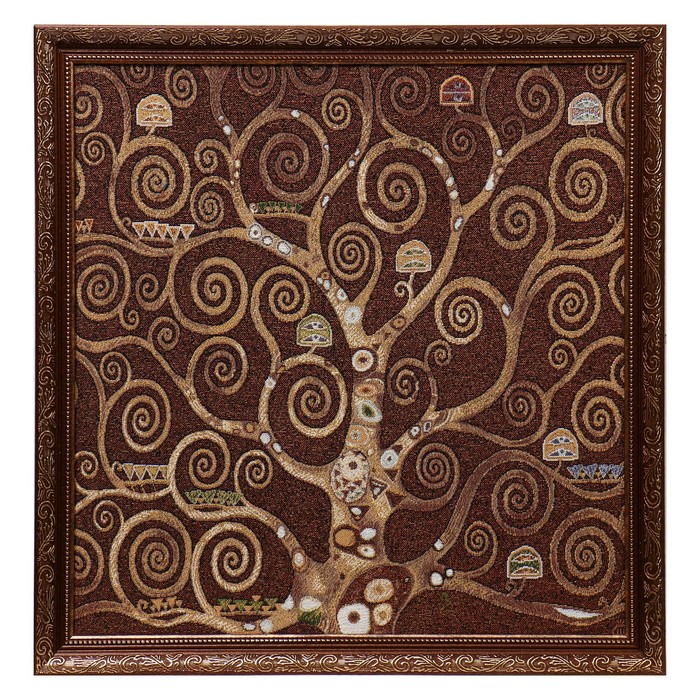 Гобеленовая картина "Древо жизни" 50х50 см рамка микс - Фото 1