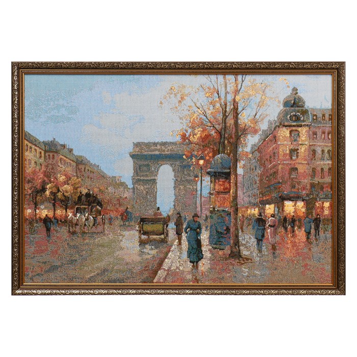 Гобеленовая картина "Париж" 78х57 см - Фото 1