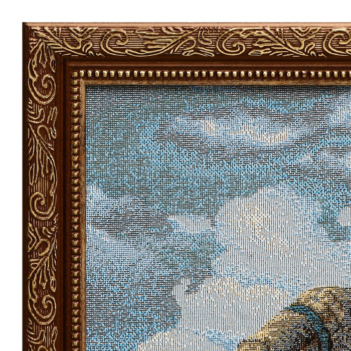 Гобеленовая картина "Три богатыря" 76х52 см(80х57см) - фото 1883216141