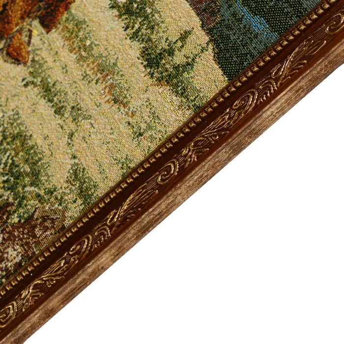 Гобеленовая картина "Три богатыря" 76х52 см(80х57см) - фото 1905323175