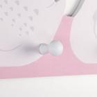 Крючки декоративные дерево "Лебеди в коронах" 18,5х50х4,5 см - фото 54145927