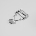 Застёжка для комбинезона, 25 мм, 10 шт., цвет серебряный - Фото 4