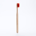 Бамбуковая зубная щётка средней жёсткости, микс цветов - Фото 3