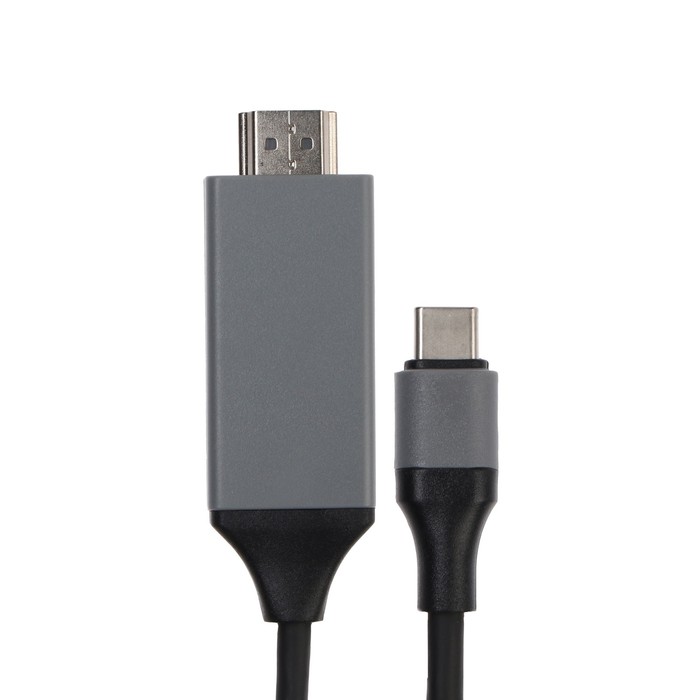 Кабель Luazon CAB-5 Type-C - HDMI, 2 м, для устройств с USB-C 3.1 (DisplayPort Alt Mode) - Фото 1