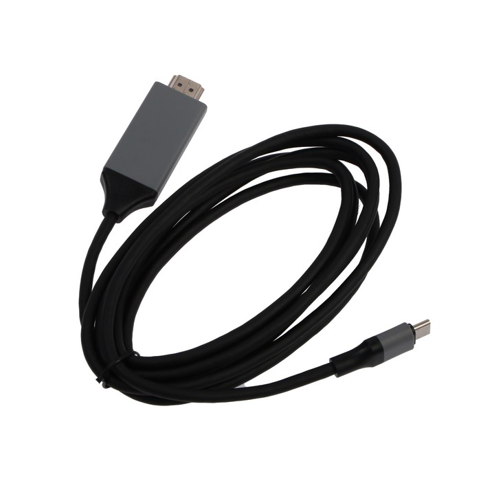 Кабель Luazon CAB-5 Type-C - HDMI, 2 м, для устройств с USB-C 3.1 (DisplayPort Alt Mode) - фото 51451912