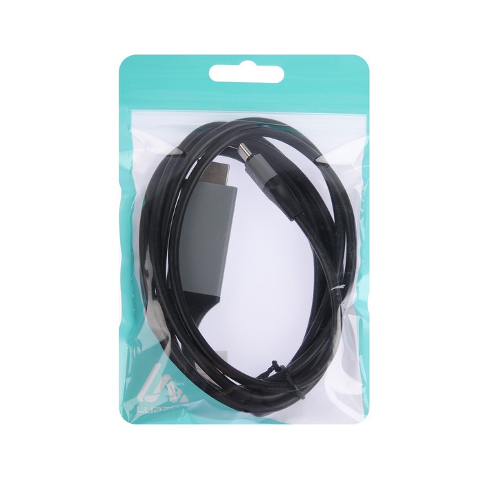 Кабель Luazon CAB-5 Type-C - HDMI, 2 м, для устройств с USB-C 3.1 (DisplayPort Alt Mode) - фото 51451913