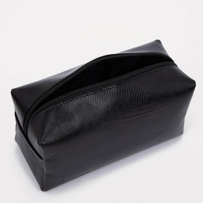 Косметичка на молнии, цвет чёрный 21086