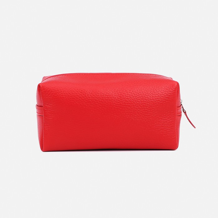 Косметичка на молнии, цвет красный 5487347