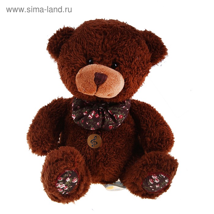 Мягкая музыкальная игрушка «Медведь Берни декоративный», 18 см - Фото 1