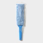 Щётка для уборки гибкая, 8×37,5 см, цвет голубой - Фото 4