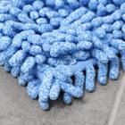 Насадка для плоской швабры Доляна, 40×10 см, микрофибра букли, цвет МИКС - Фото 3