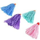 Насадка для швабры ленточная Доляна, вискоза, 120 гр, цвет МИКС - Фото 4