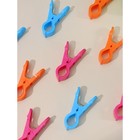 Прищепки для белья в корзинке Доляна, 7.5 см, 36 шт., МИКС - Фото 4