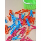 Прищепки для белья в корзинке Доляна, 7.5 см, 36 шт., МИКС - Фото 7