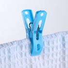 Набор прищепок в корзинке 5,5 см, 24 шт, цвет МИКС - Фото 2