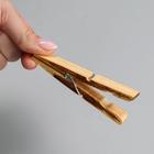 Прищепки бельевые, 9 см, 24 шт - Фото 3