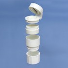 Таблетница с таблеторезкой, размельчителем и мензуркой, d = 4 × 6,5 см, цвет белый - Фото 4