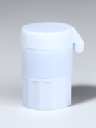 Таблетница с таблеторезкой, d = 4×6.5 см, цвет белый - Фото 4