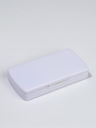 Таблетница с делителем, 2 секции, 9.5×5×1.5 см, белая, жёлтая, фиолетовая - Фото 4