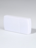 Таблетница с делителем, 2 секции, 9.5×5×1.5 см, белая, жёлтая, фиолетовая - Фото 5